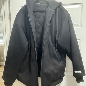 COMFRT 2XL - Black Weighted Hoodie